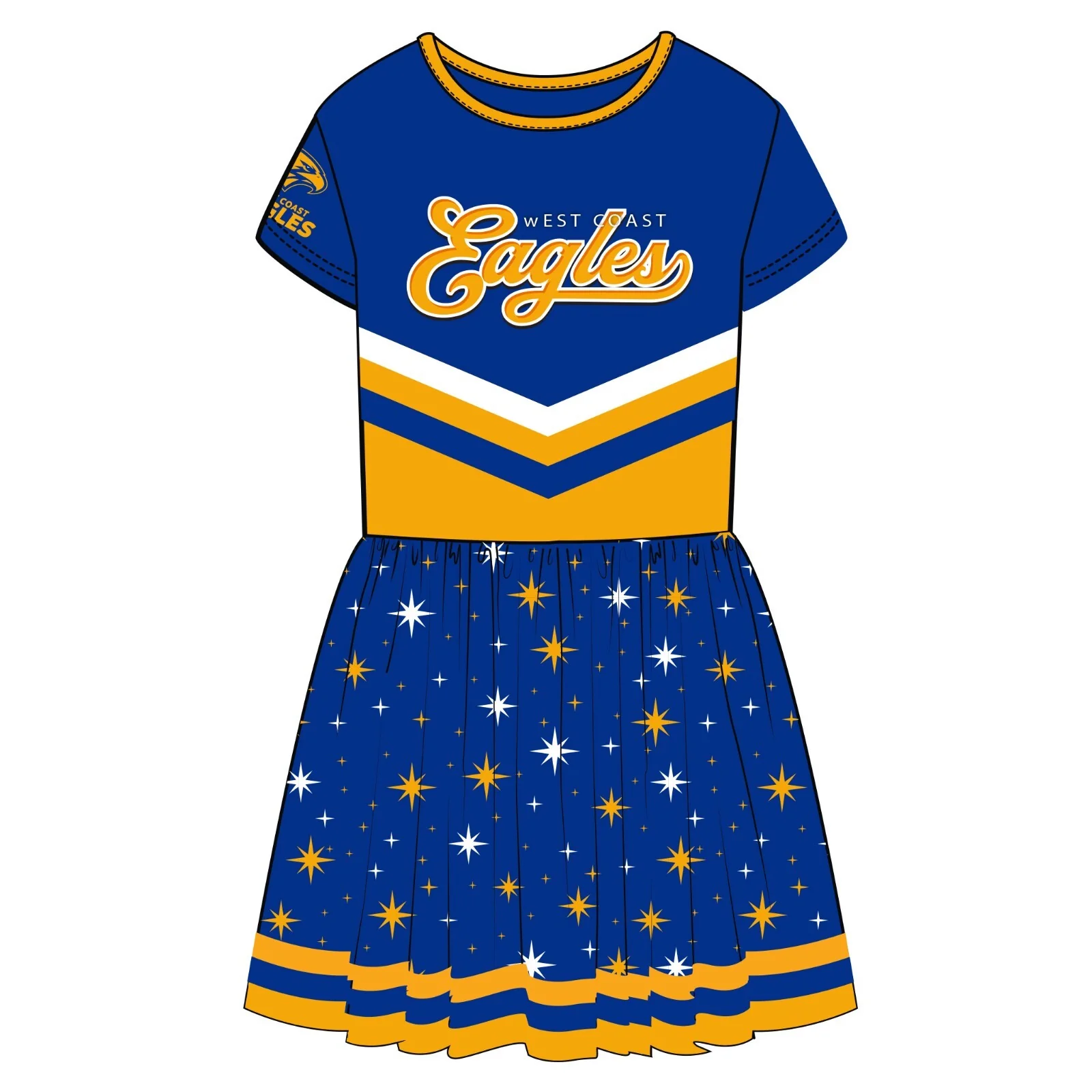 AFL Superstar Dress - West Coast Eagles - Girls - Toddler - Kid