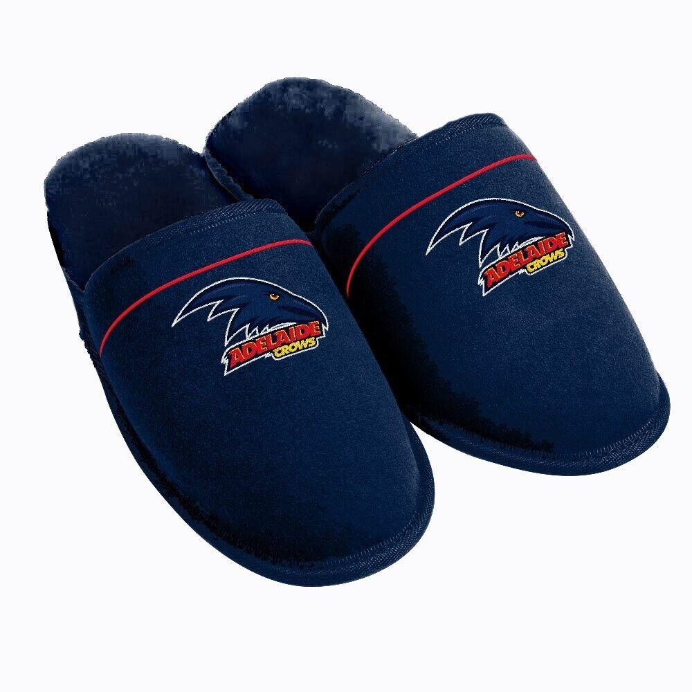 AFL Supporter Slippers - Adelaide Crows - Mens Size - Fluffy Winter Shoes - Image 2