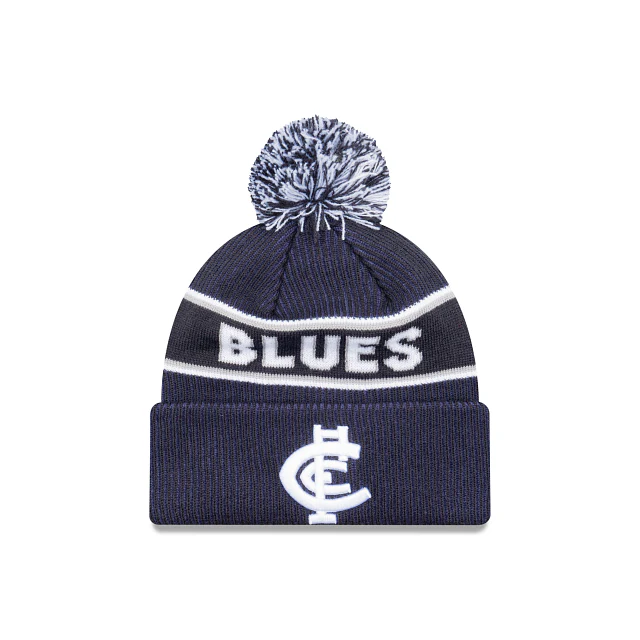 AFL Team Colours Beanie - Carlton Blues - Adult - Unisex - Hat