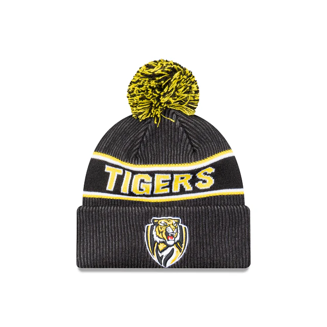 AFL Team Colours Beanie - Richmond Tigers - Adult - Unisex - Hat