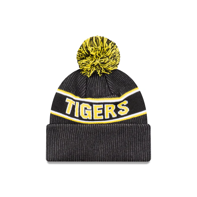 AFL Team Colours Beanie - Richmond Tigers - Adult - Unisex - Hat - Image 2