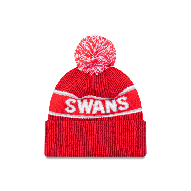 AFL Team Colours Beanie - Sydney Swans - Adult - Unisex - Hat - Image 2