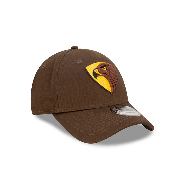 AFL Team Colours Cap - Hawthorn Hawks - Adult - Unisex - 9FORTY - Hat - Image 4
