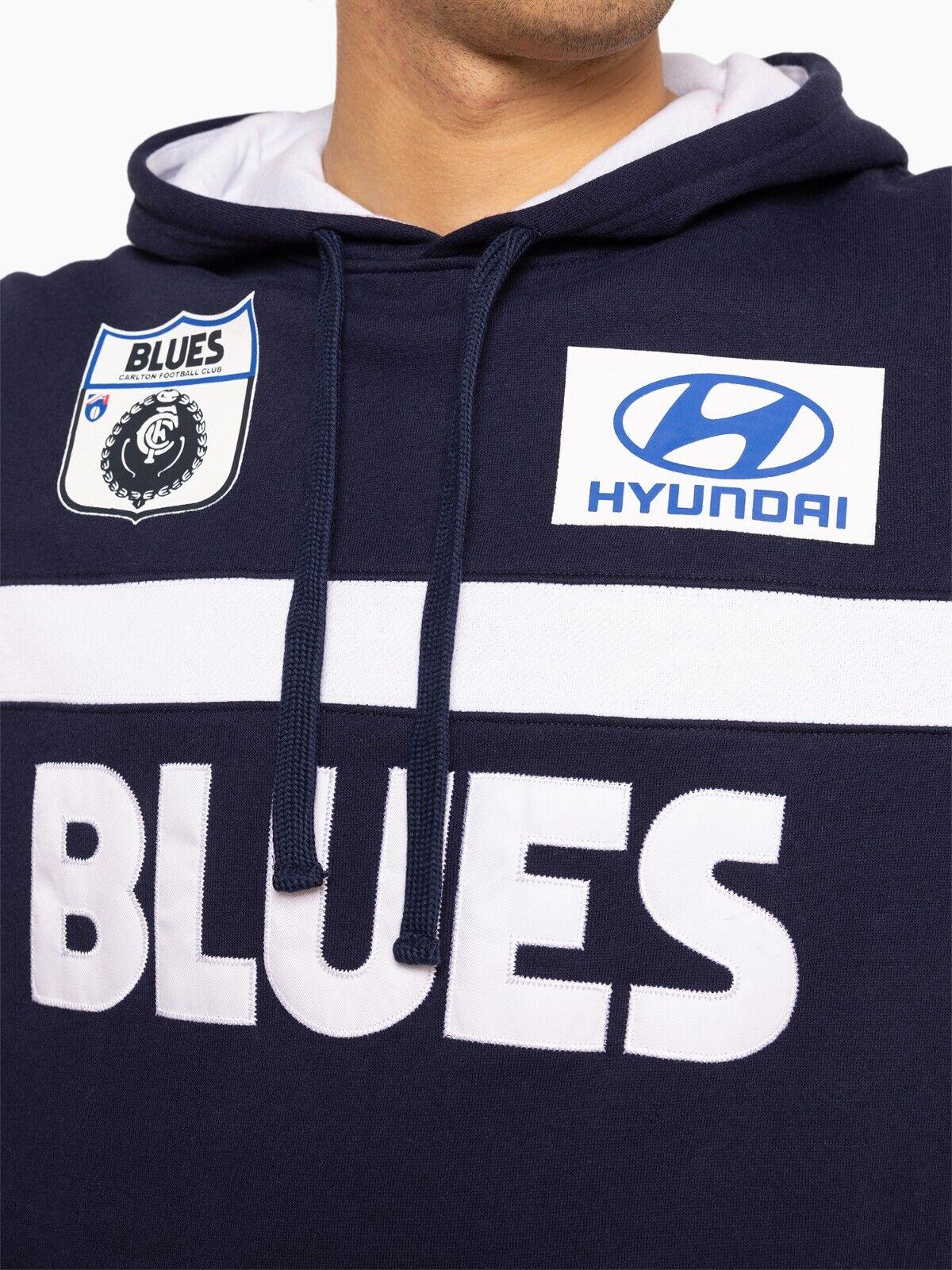 AFL Throwback OTH Hoodie - Carlton Blues - Adult - Hoody - Jumper - Image 2