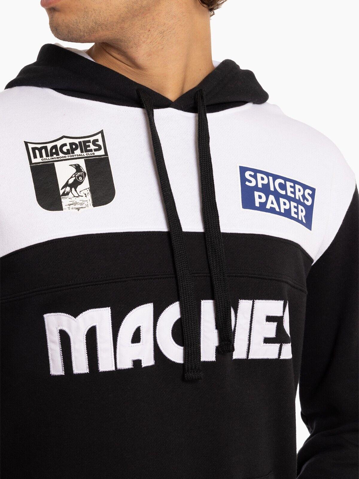 AFL Throwback OTH Hoodie - Collingwood Magpies - Adult - Hoody - Jumper - Image 2