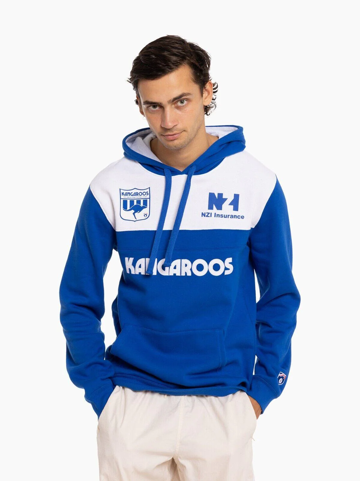 AFL Throwback OTH Hoodie - North Melbourne Kangaroos - Adult - Hoody - Jumper - Image 3