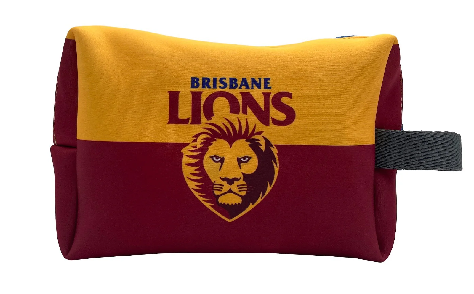 AFL Toiletry Gift Set - Brisbane Lions - Bag Body Wash Razor Soap Loofah