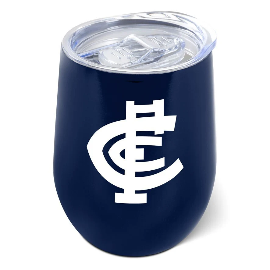 AFL Travel Tumbler - Carlton Blues - Stainless Steel - 400ml