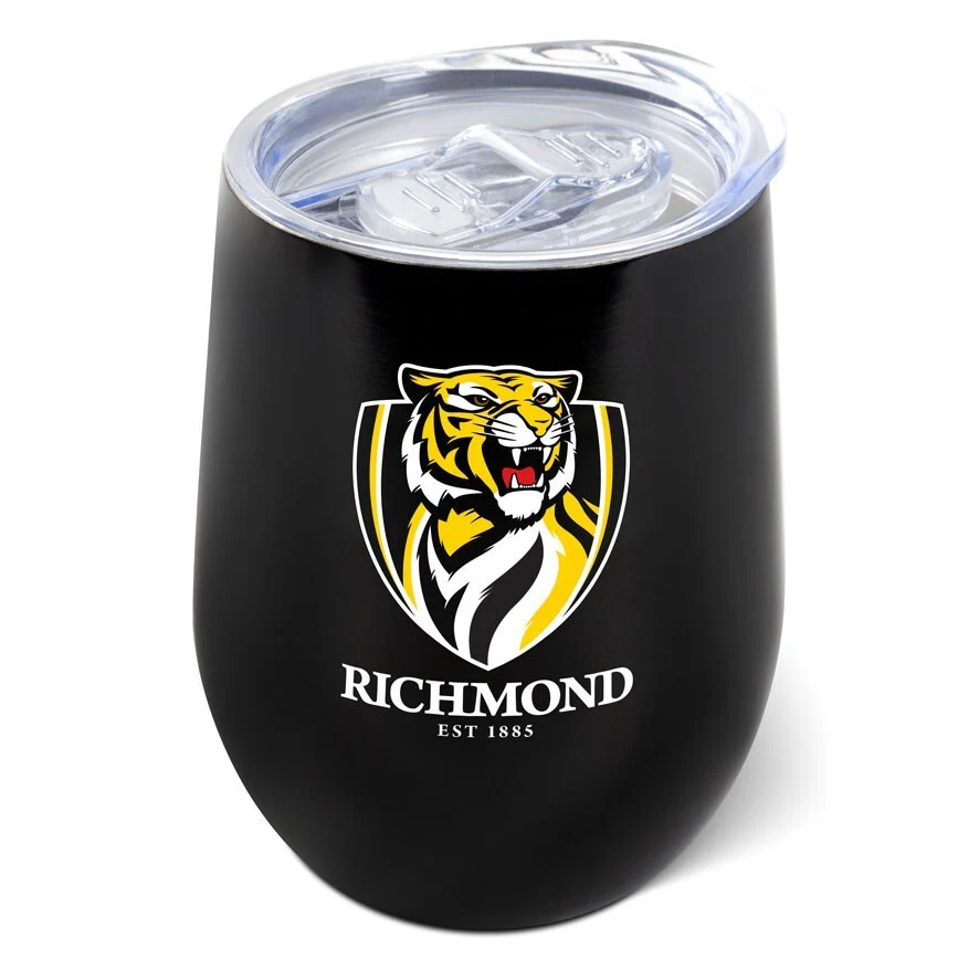 AFL Travel Tumbler - Richmond Tigers - Stainless Steel - 400ml