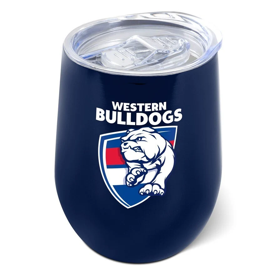 AFL Travel Tumbler - Western Bulldogs - Stainless Steel - 400ml