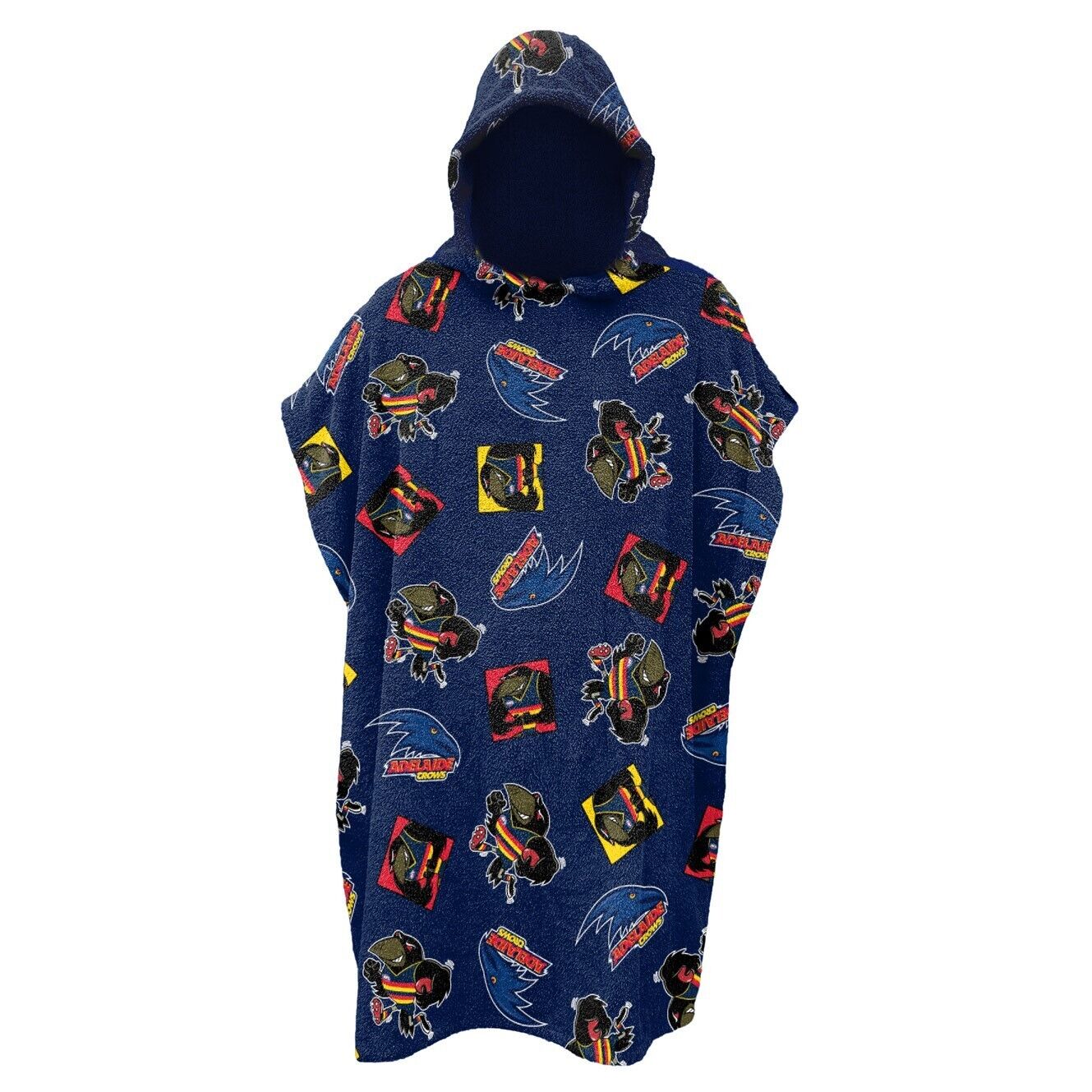 AFL Youth Hooded Towel - Adelaide Crows - Kids - Beach Bath - OSFM - Image 2