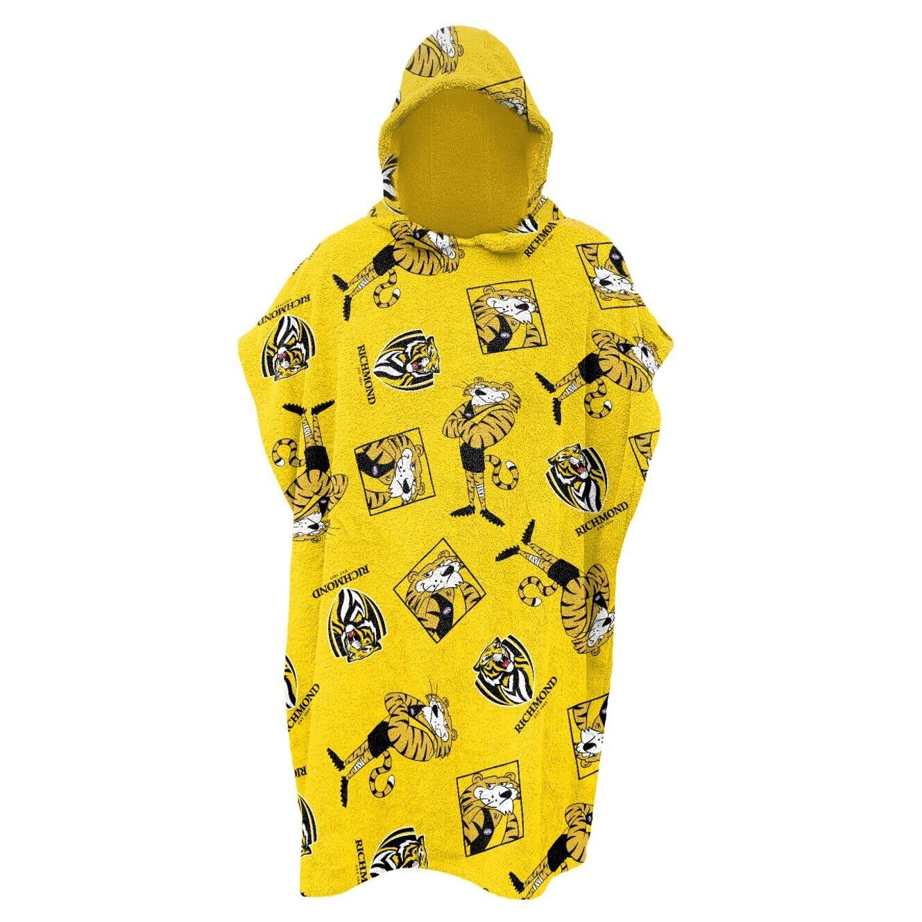 AFL Youth Hooded Towel - Richmond Tigers - Kids - Beach Bath - OSFM - Image 2