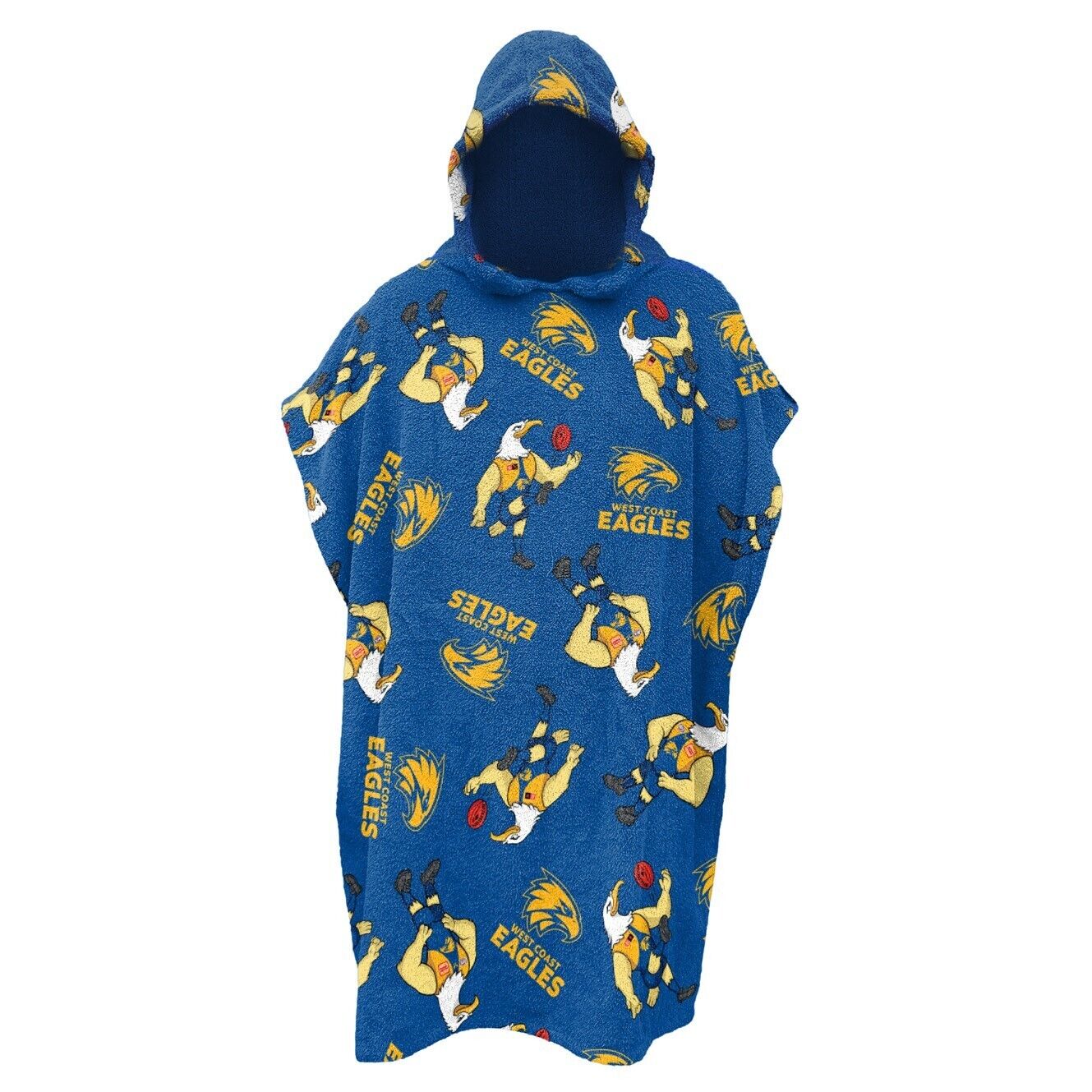 AFL Youth Hooded Towel - West Coast Eagles - Kids - Beach Bath - OSFM - Image 2