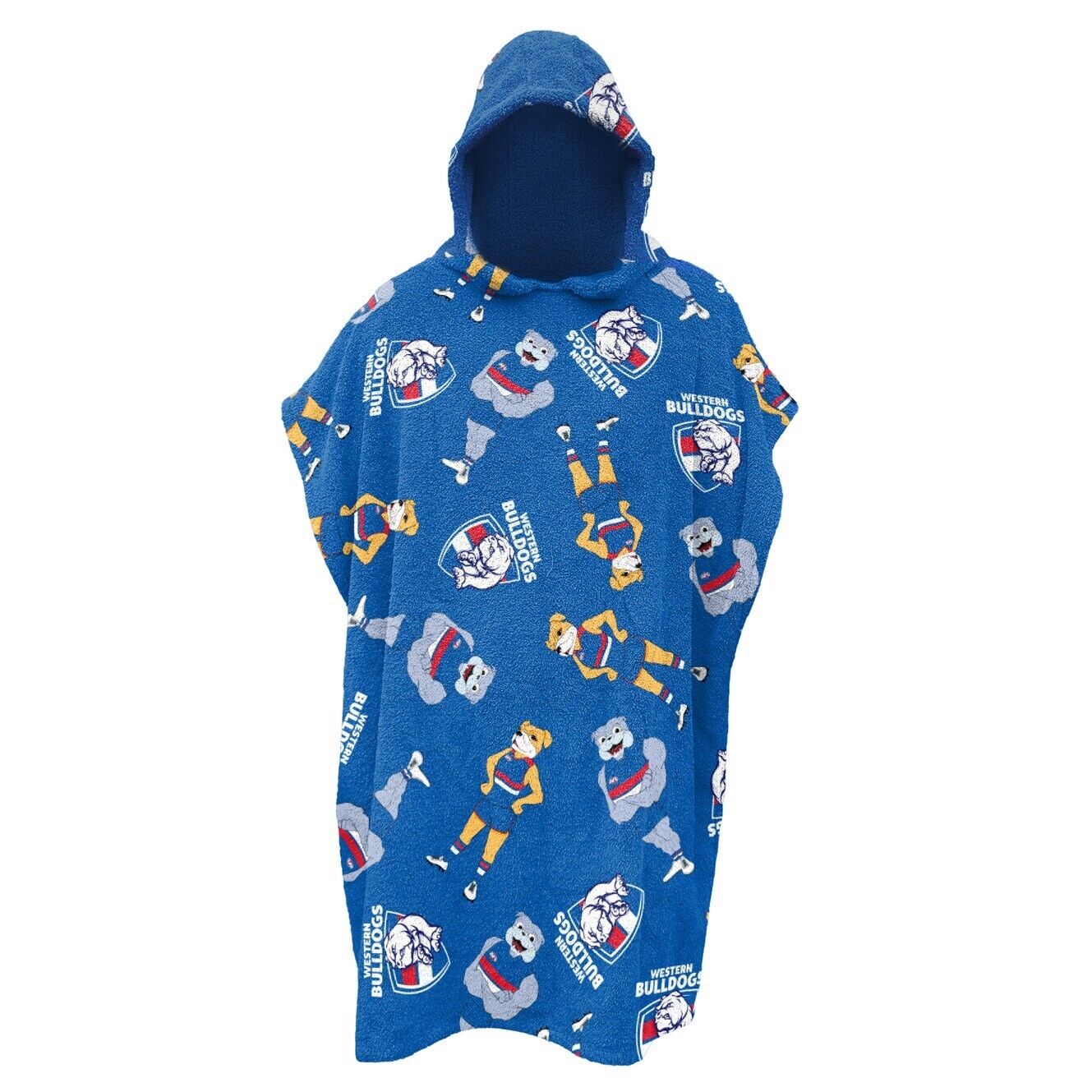 AFL Youth Hooded Towel - Western Bulldogs - Kids - Beach Bath - OSFM - Image 2