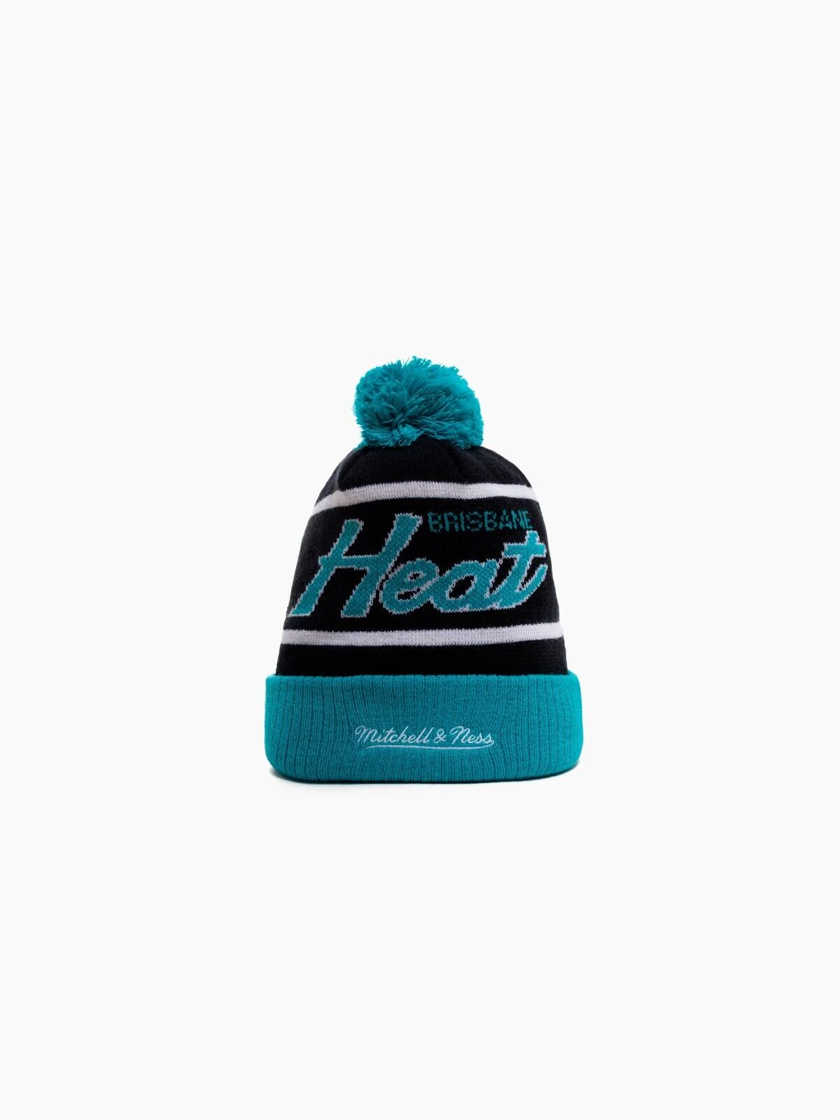 BBL Pom Pom Knit Beanie - Brisbane Heat - Adult - OSFM - Image 5