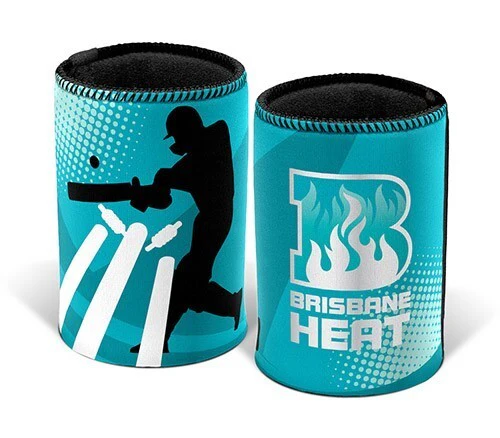 BBL Stubby Can Cooler - Brisbane Heat - Big Bash League Cricket