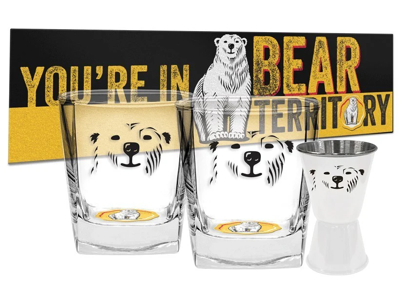 Bundaberg Rum Bear Territory Gift Pack - Bundy Rum - 2 Glass - Bar Mat - Jigger - Image 2
