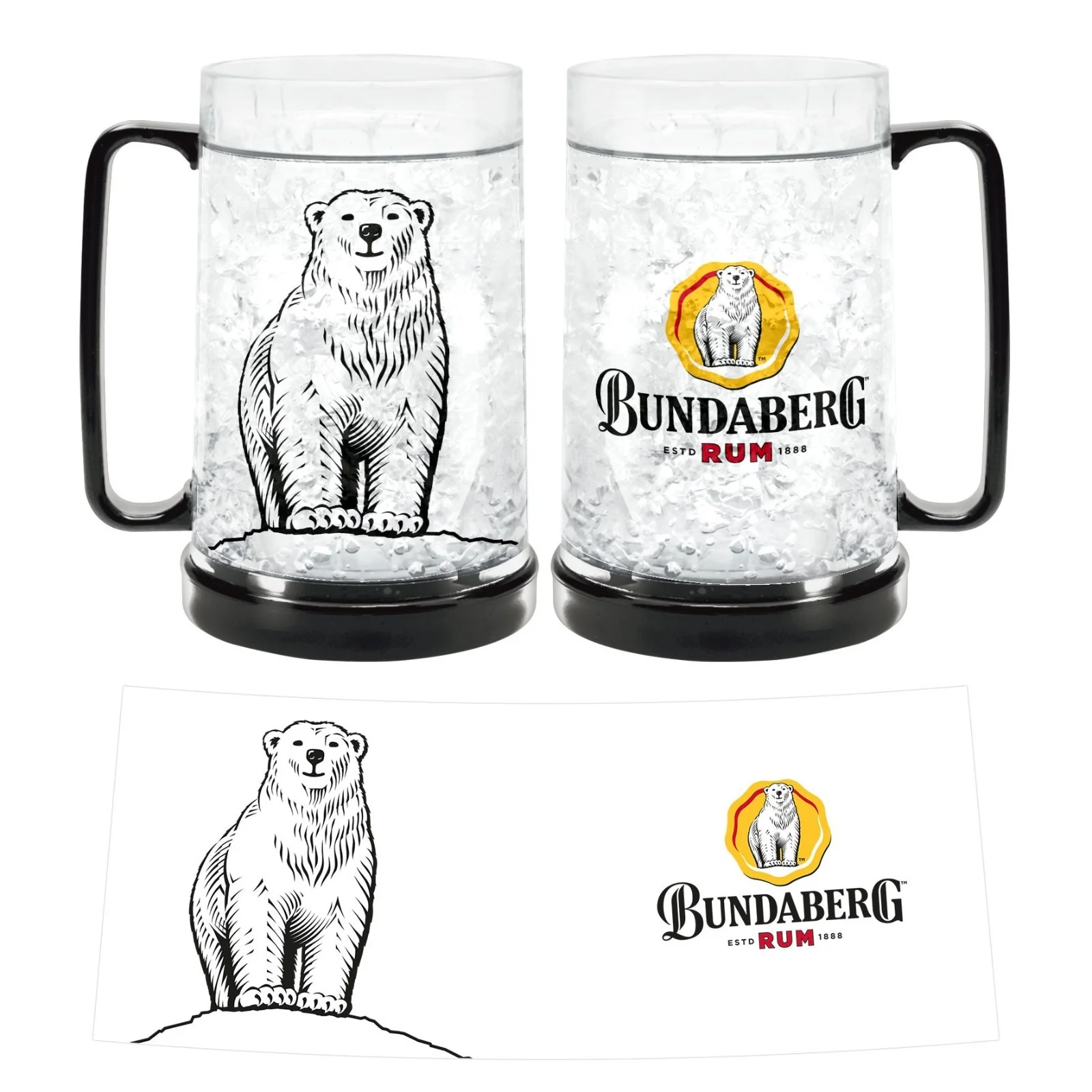 Bundaberg Rum Freeze Mug - Bundy Rum - Gel Freeze Drink