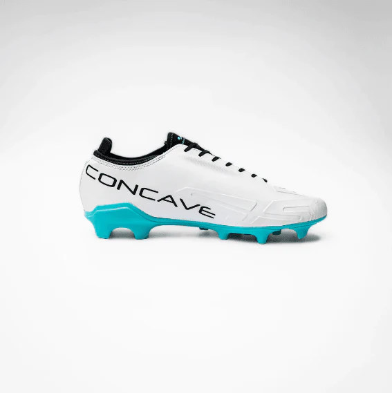 CONCAVE Halo v2 FG Football Boot - White/Cyan/Black - Mens - Adult - Image 3