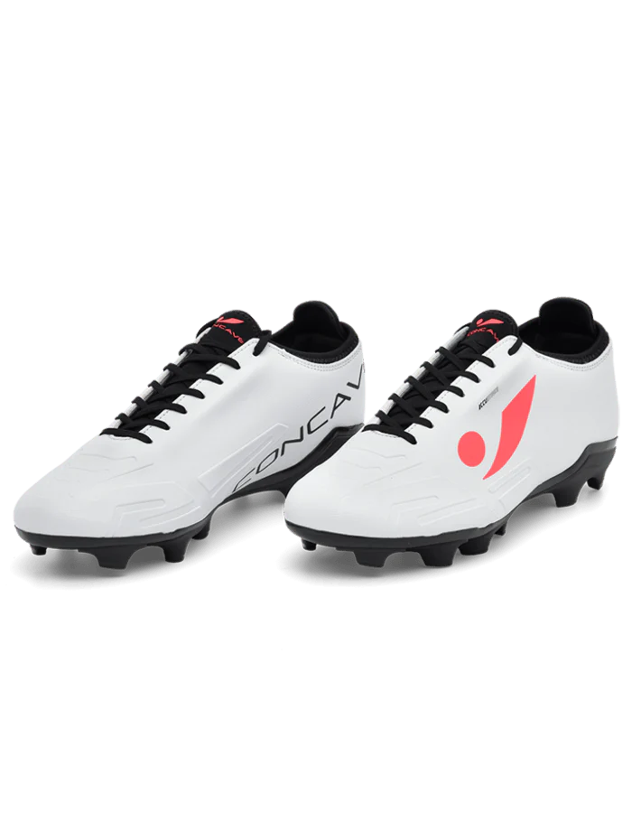 CONCAVE Halo V2 FG Football Boots - White Solar Black - Youth - Kids - Image 7