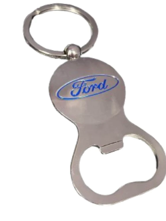 FORD Bottle Opener Keyring - Ford Logo - Metal Key Ring - Image 2