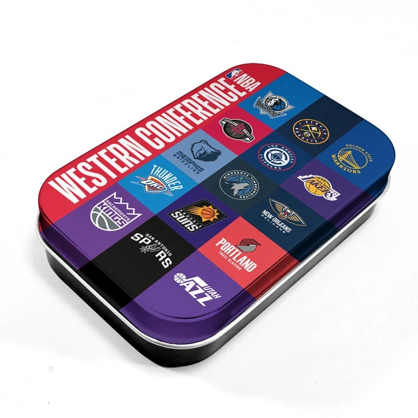 NBA All Team Playing Card Tin - Western Conference - Playing Card Case