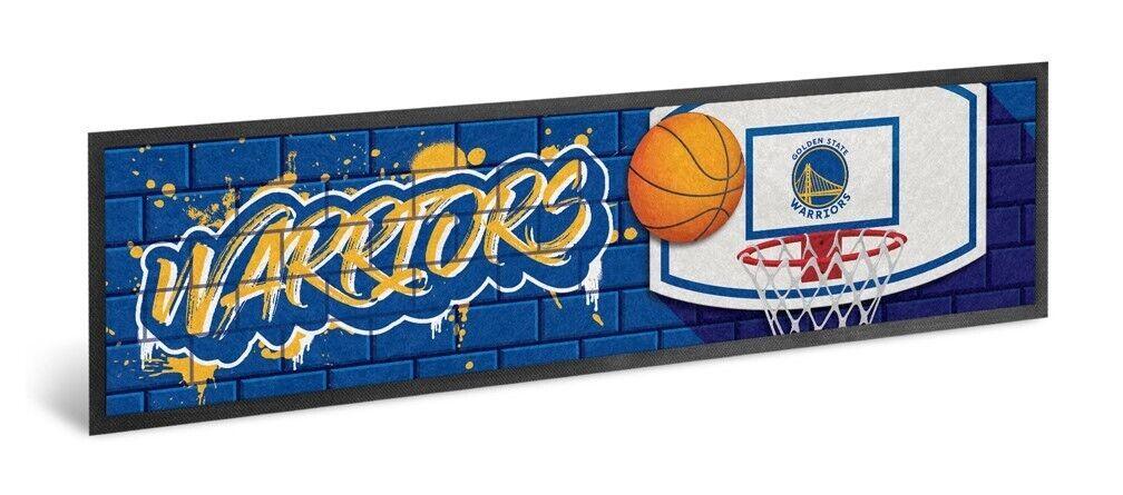 NBA Bar Runner - Golden State Warriors - Bar Mat - Image 2