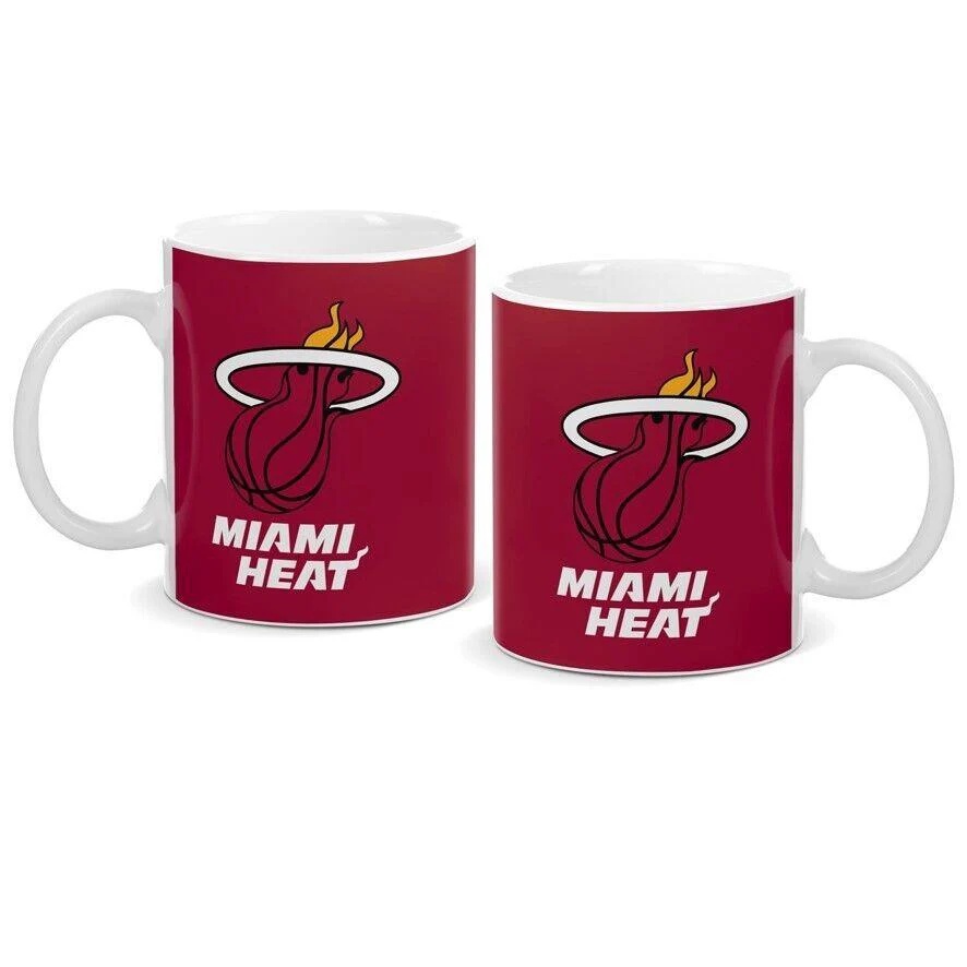 NBA Coffee Mug - Miami Heat - Drinking Cup - Gift Box - Image 2