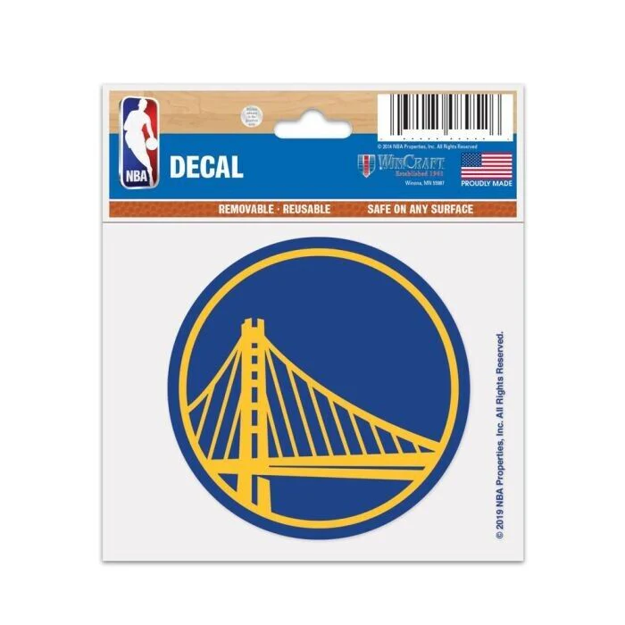 NBA Mini Decal - Golden State Warriors - 7.5cm x 9.5cm - Image 2