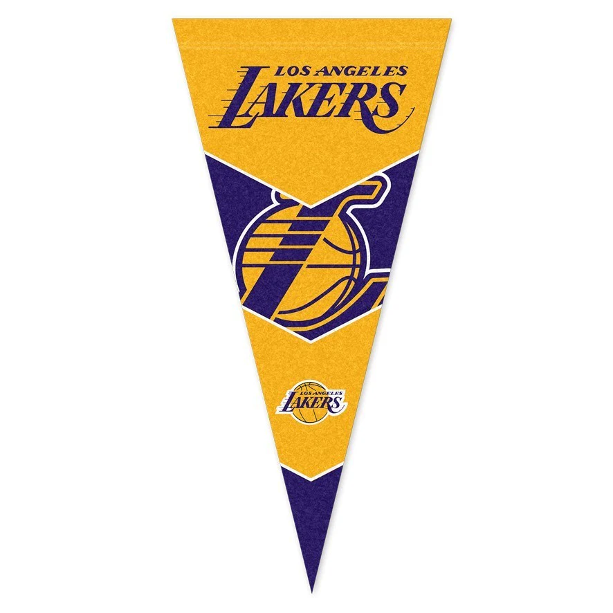 NBA Pennant Flag - Los Angeles Lakers - Felt - Single