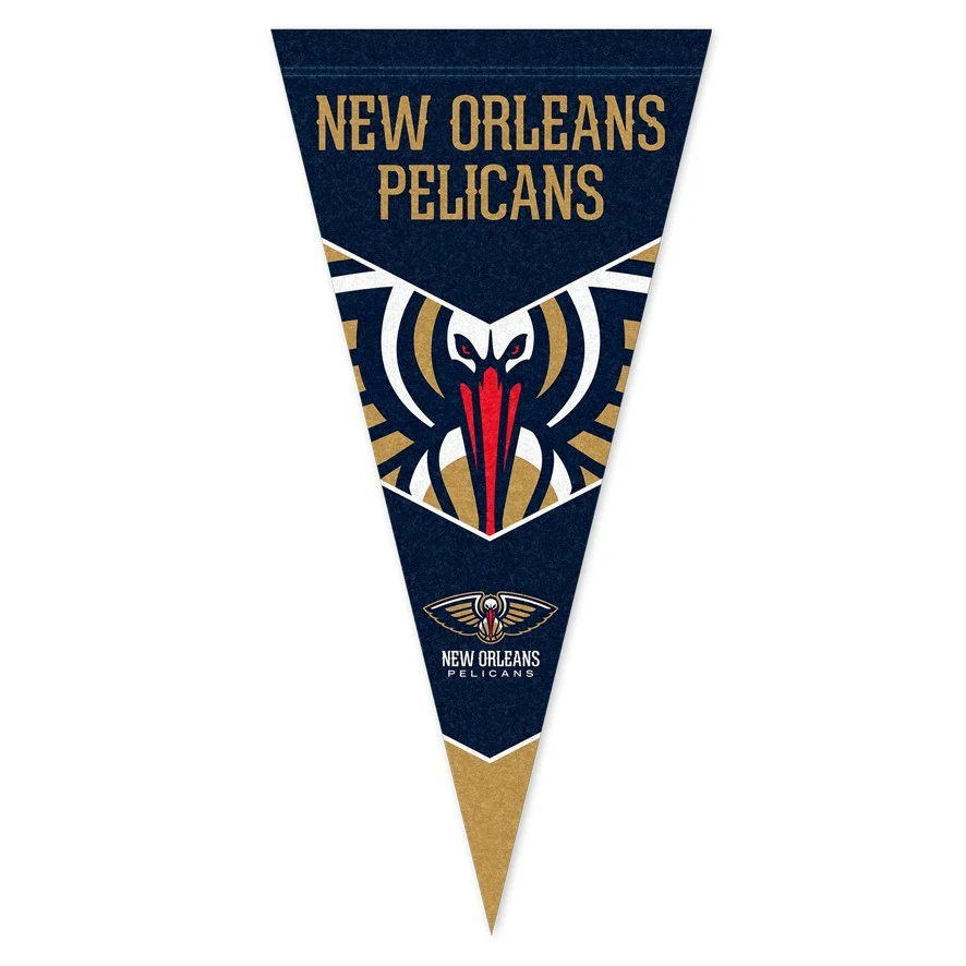 NBA Pennant Flag - New Orleans Pelicans - Felt - Single