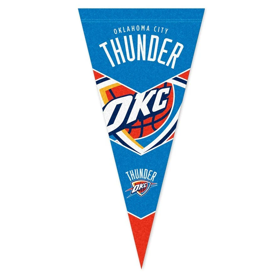 NBA Pennant Flag - Oklahoma City Thunder - Felt - Single