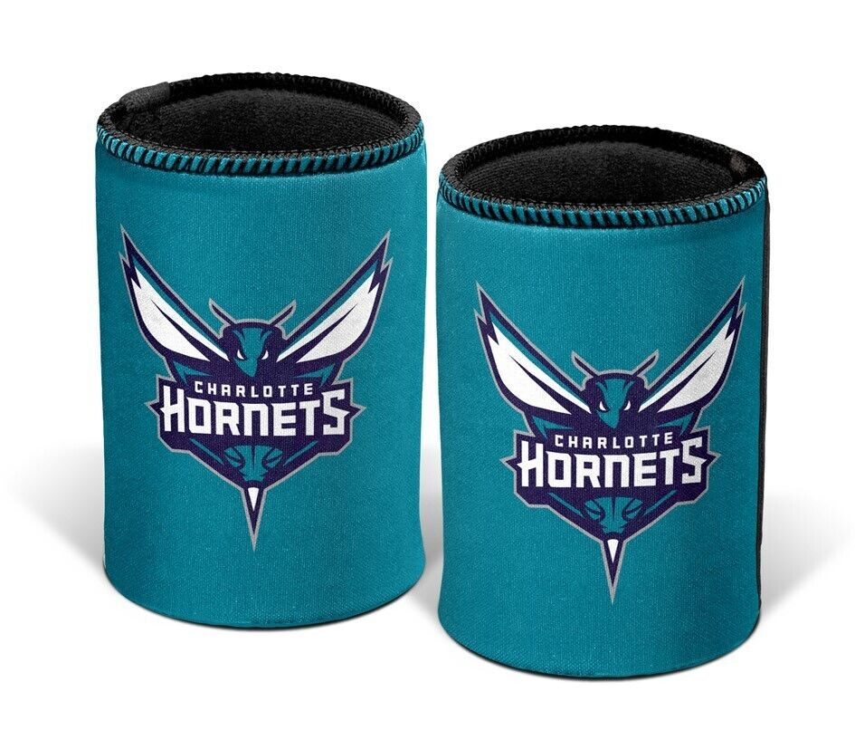 NBA Stubby Can Cooler - Charlotte Hornets - Rubber Base - Single - Image 2