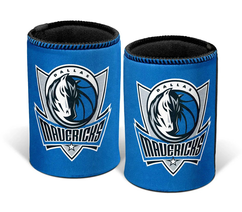 NBA Stubby Can Cooler  Dallas Mavericks  Rubber Base  Single - Image 2
