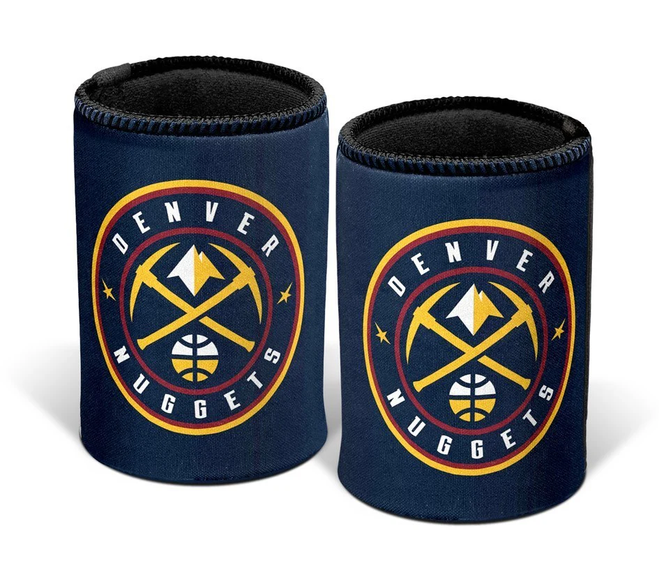 NBA Stubby Can Cooler - Denver Nuggets - Rubber Base - Single - Image 2