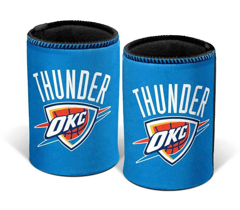 NBA Stubby Can Cooler - Oklahoma City Thunder - Rubber Base - Single