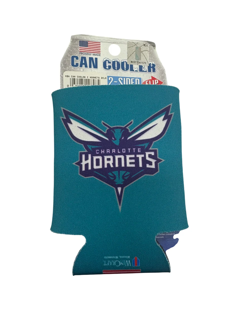 NBA Stubby Cooler - Charlotte Hornets - 2 Sided Design - Image 2