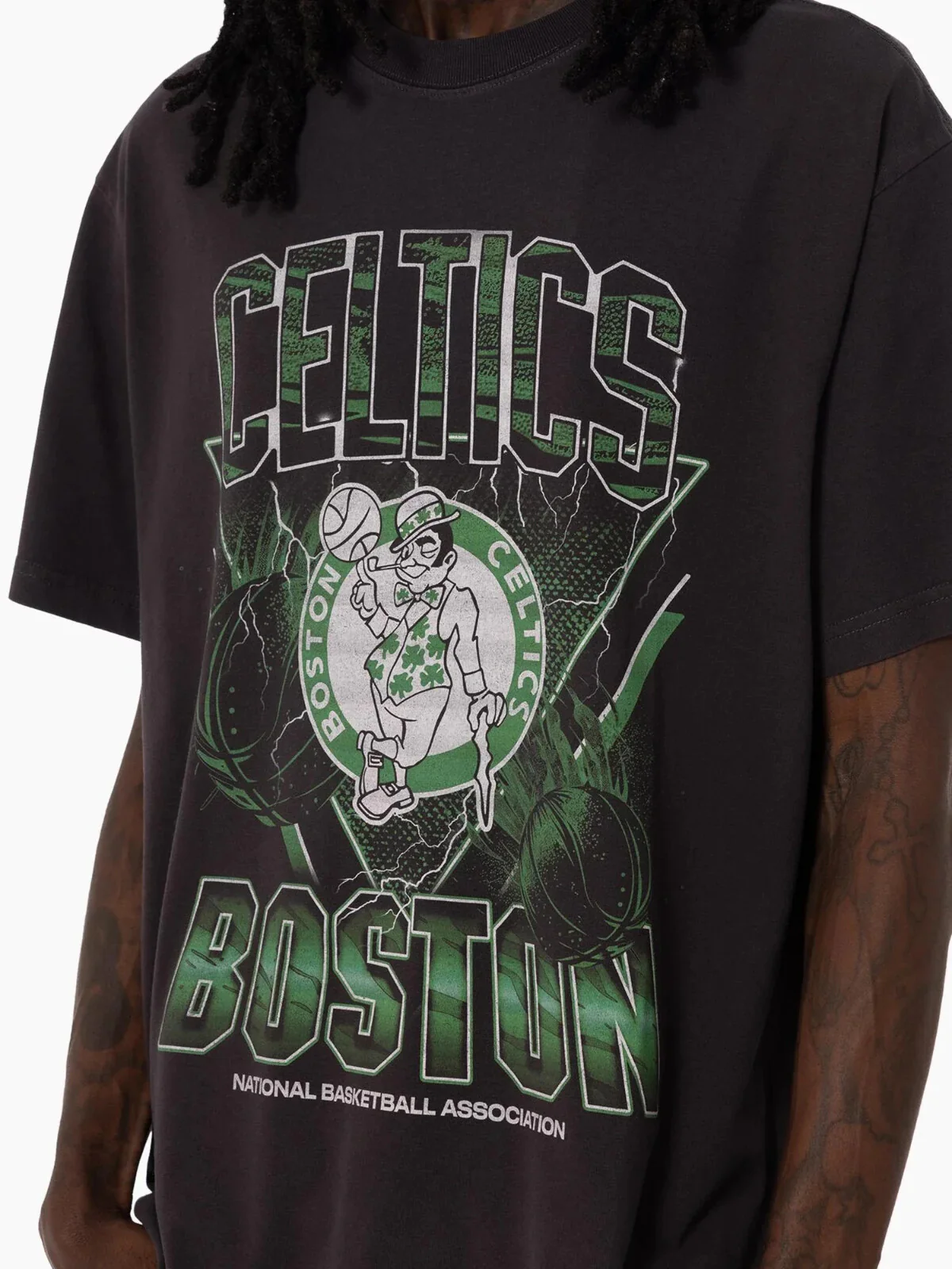 NBA Trigon Tee - Boston Celtics - Shirt - T-Shirt - Mens - Adult - Image 4