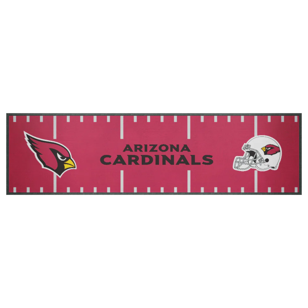 NFL Bar Runner - Arizona Cardinals - 25x90cm - Rubber Backed - Image 2