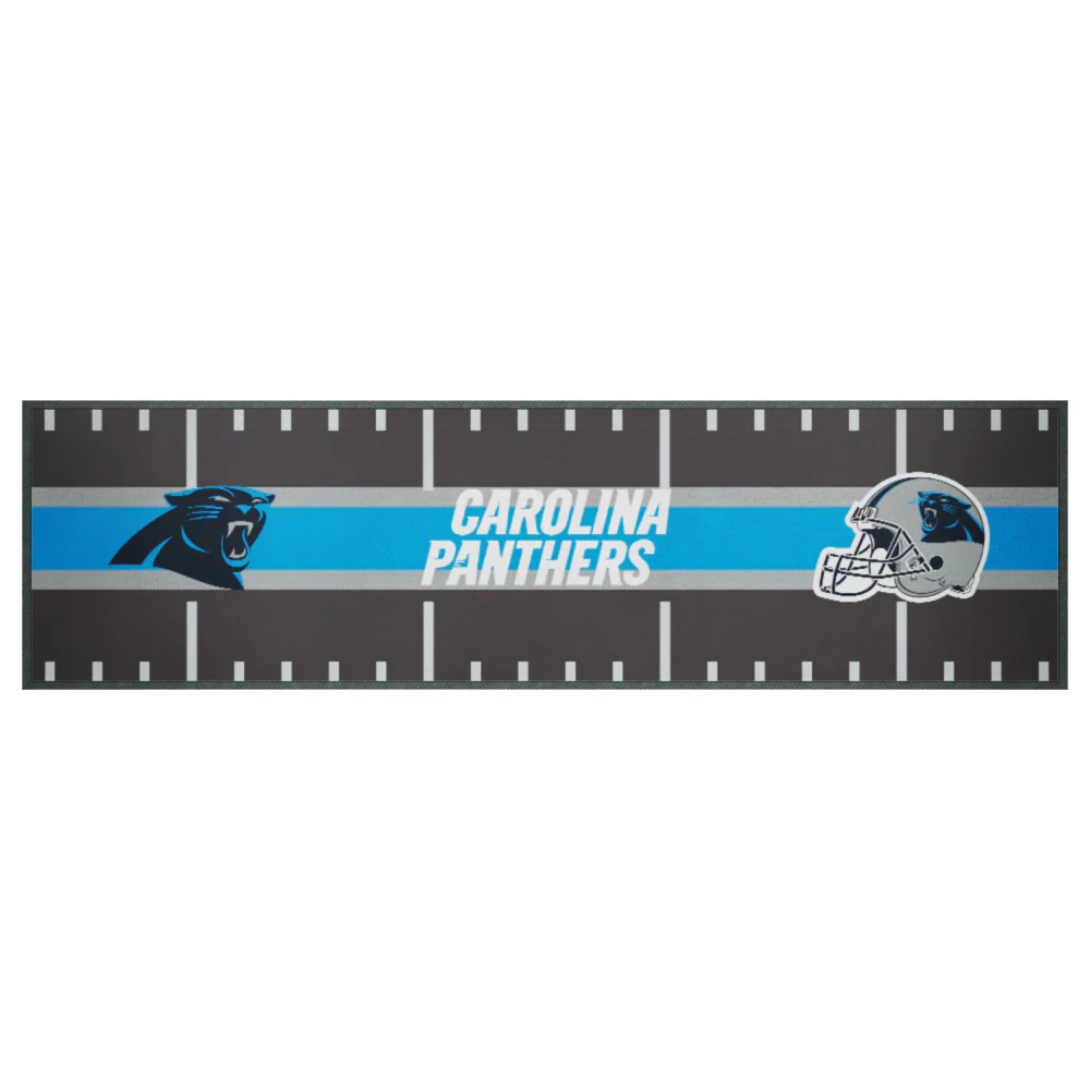 NFL Bar Runner - Carolina Panthers - 25x90cm - Rubber Backed - Image 2