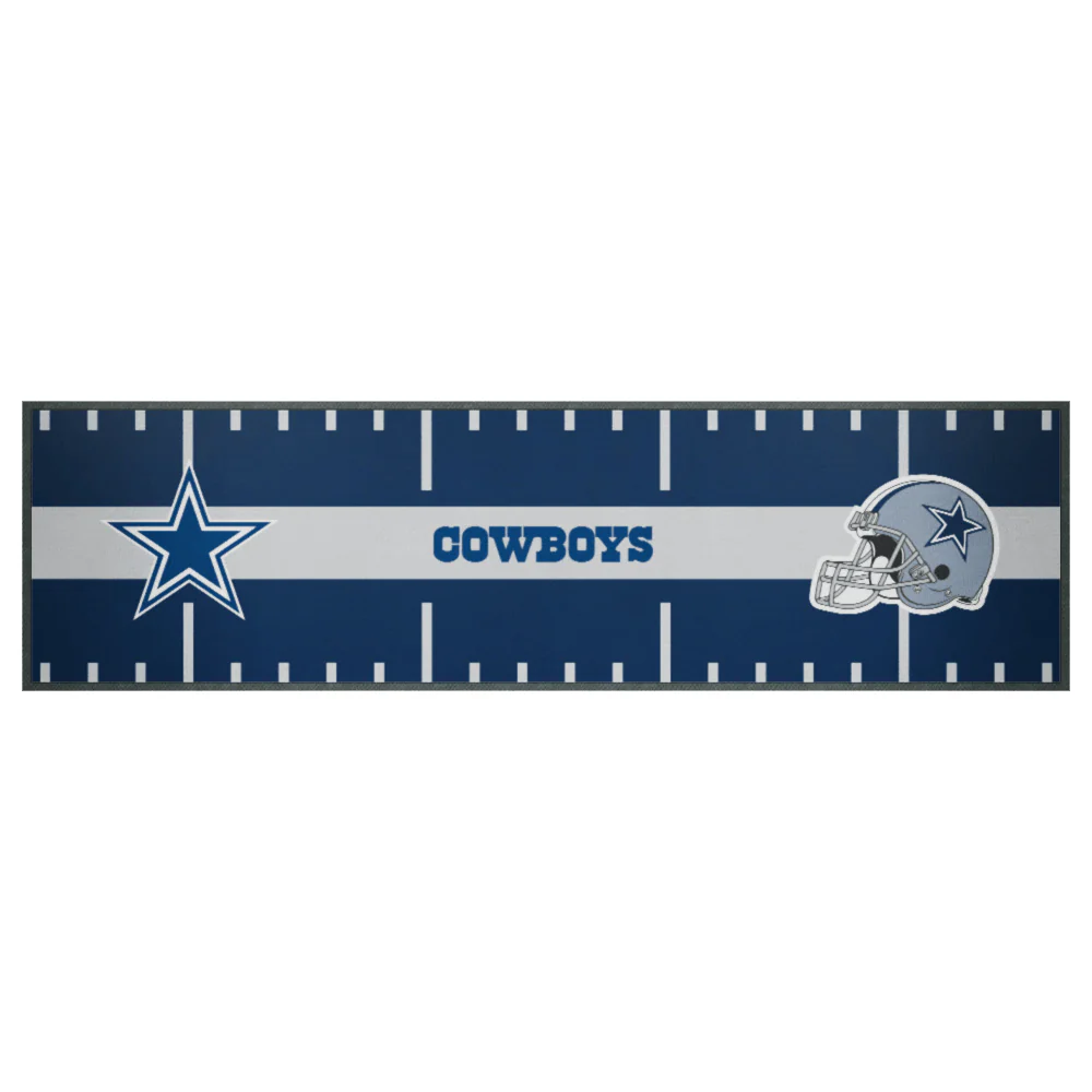 NFL Bar Runner - Dallas Cowboys - 25x90cm - Rubber Backed - Image 2