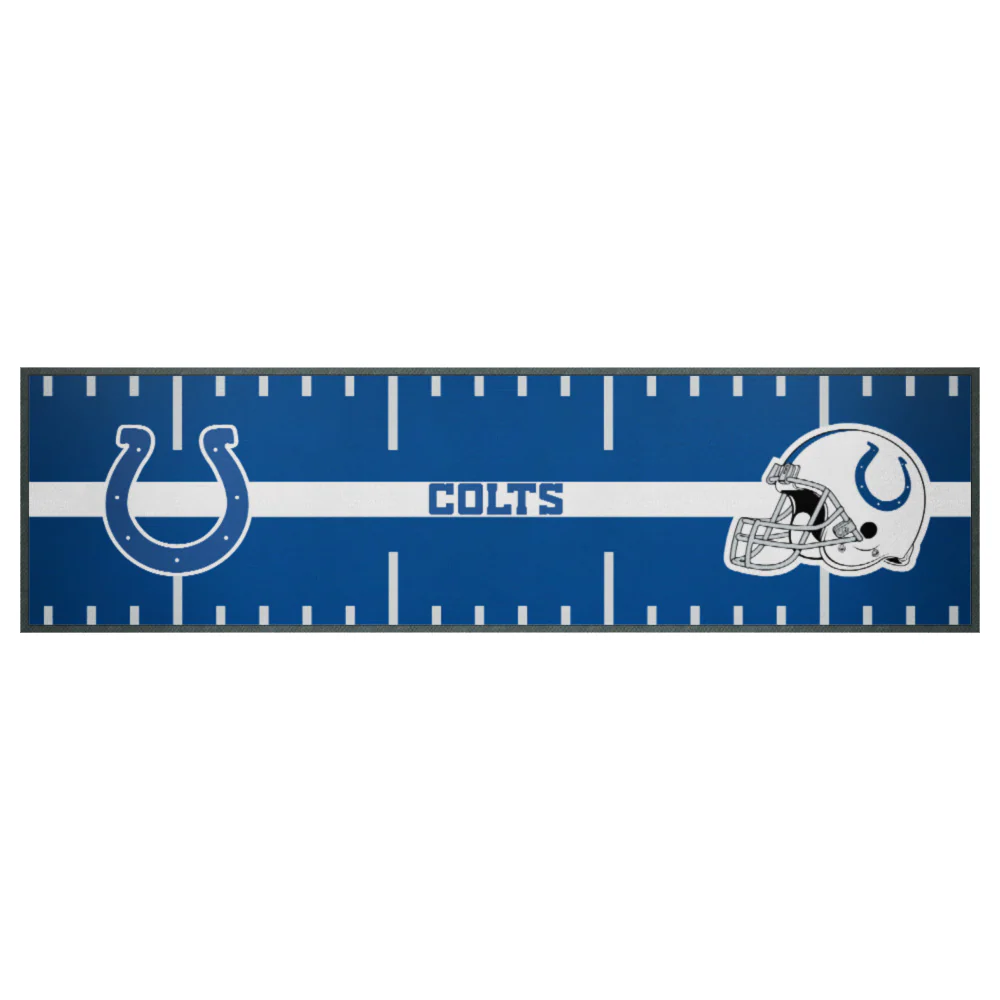 NFL Bar Runner - Indianapolis Colts - 25x90cm - Rubber Backed - Image 2