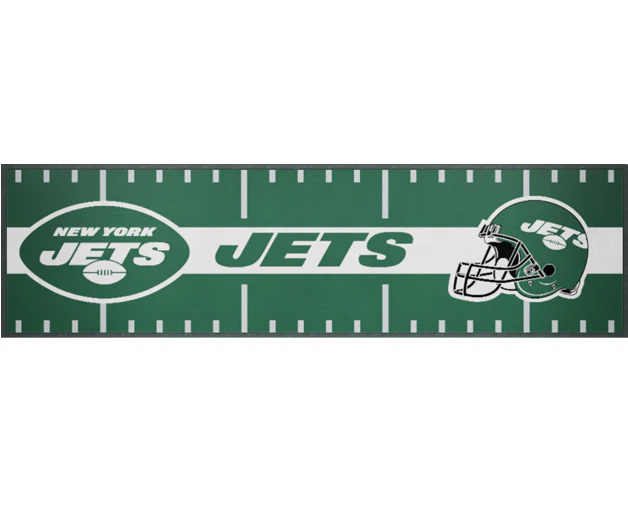 NFL Bar Runner - New York Jets - 25x90cm - Rubber Backed