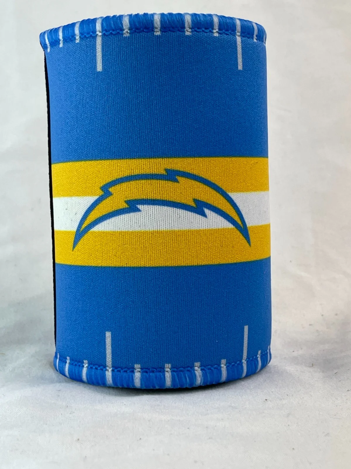 NFL Stubby Cooler  Los Angeles Chargers  Can Cooler  Drink  Rubber Base - Image 2