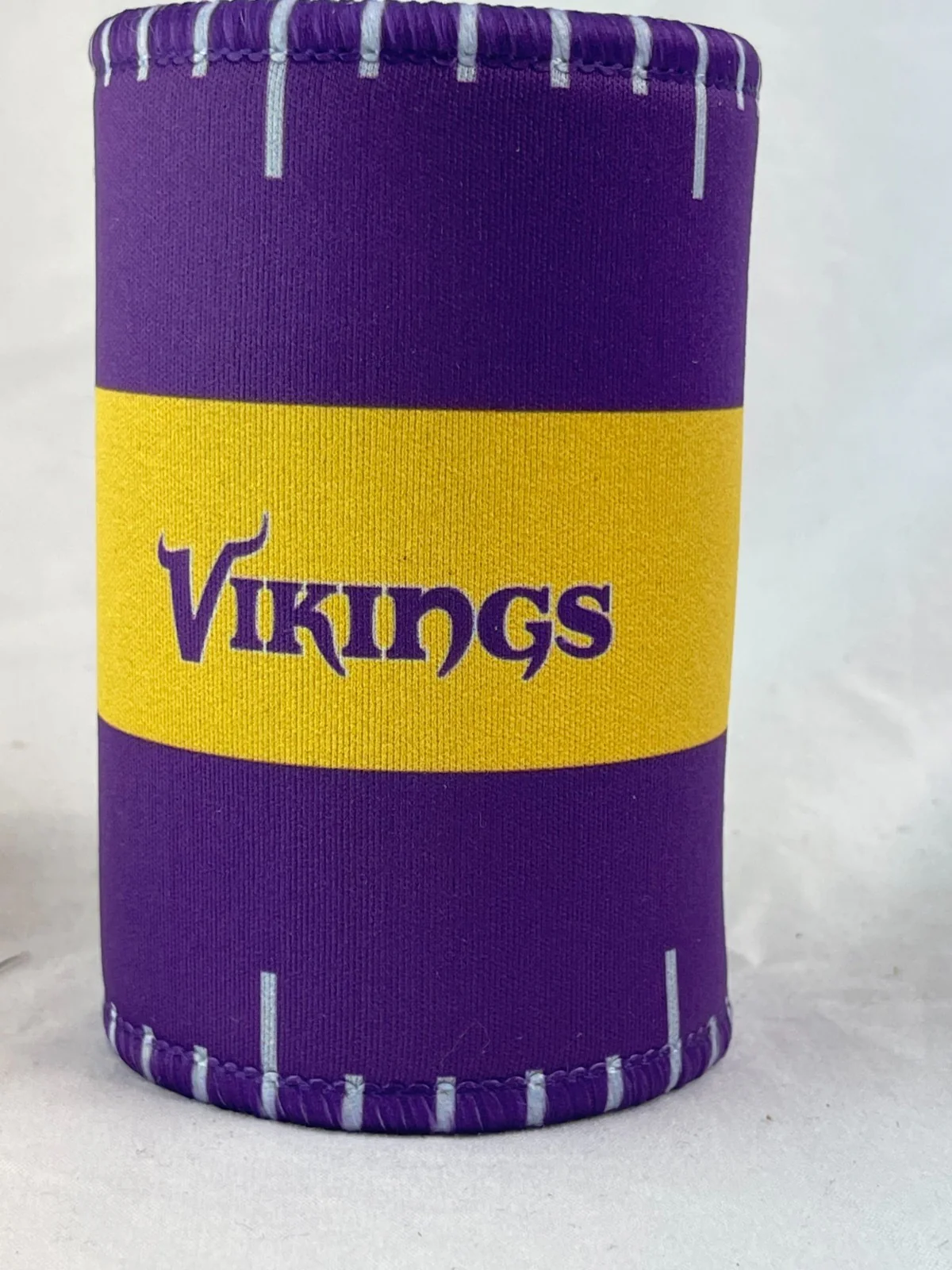 NFL Stubby Cooler  Minnesota Vikings  Can Cooler  Drink  Rubber Base - Image 2