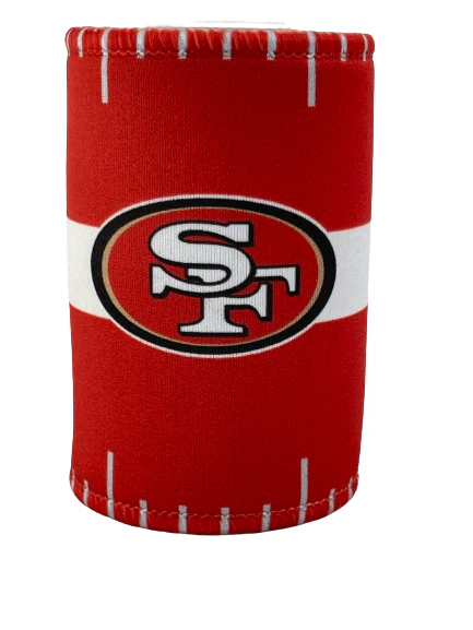 NFL Stubby Cooler - San Francisco 49ers - Can Cooler - Drink - Rubber Base