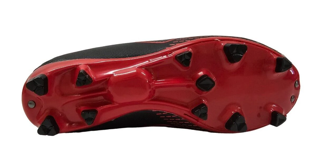 NOMIS Immortal 2.0 FG Football Boots - Red/Black - Youth - Kids - Shoe - Image 3