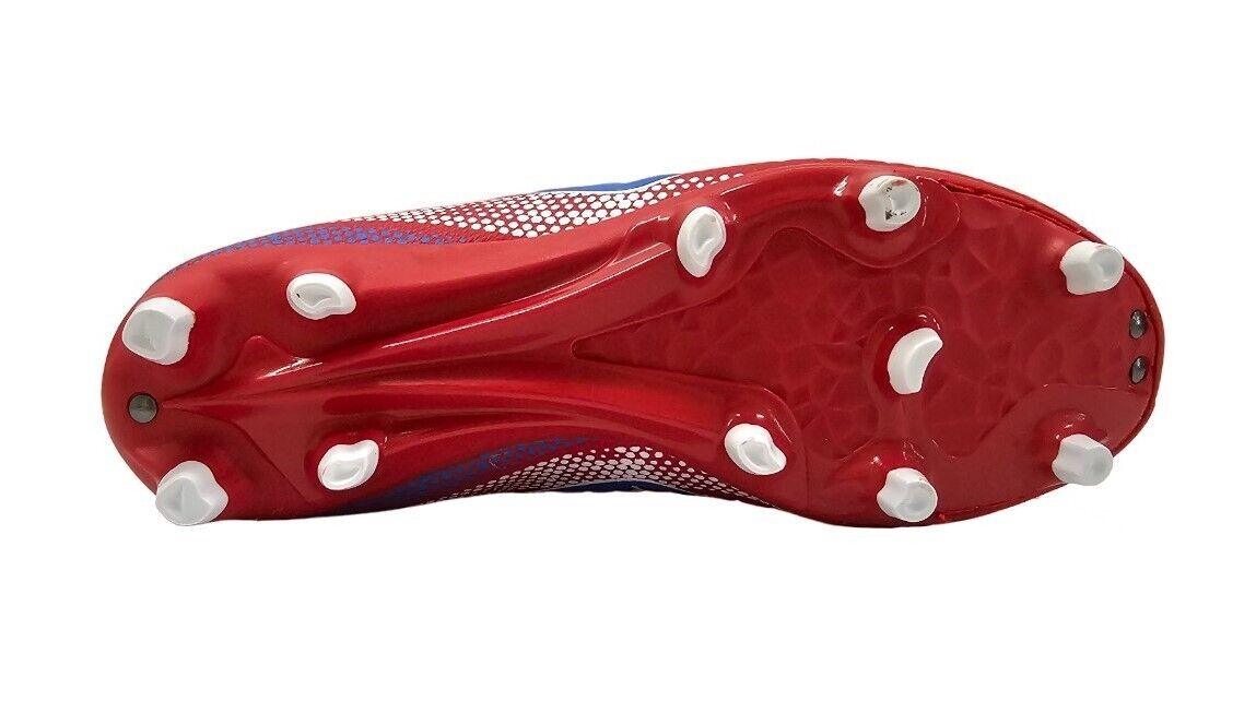NOMIS Prodigy 2.0 FG Football Boots - Red/Royal/White - Youth - Kids - Shoe - Image 3
