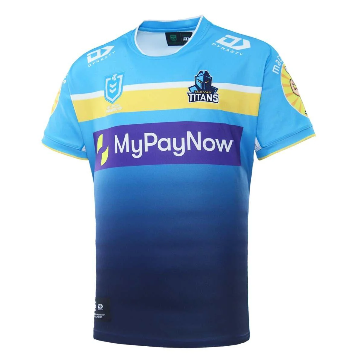 NRL 2023 Home Jersey - Gold Coast Titans - Adult - Rugby League - DYNASTY - Image 3