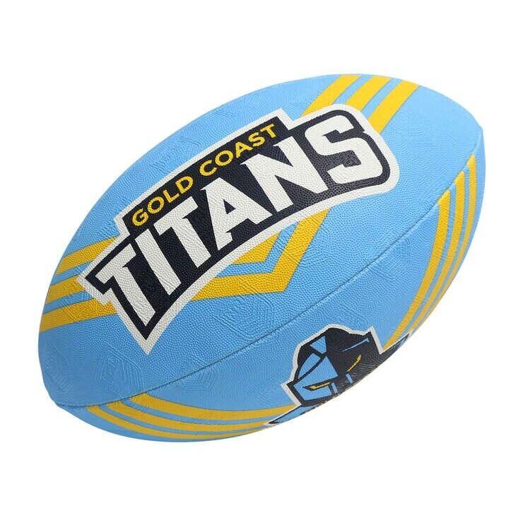 NRL 2023 Supporter Football - Gold Coast Titans - Youth Ball - Size 11 - Image 2